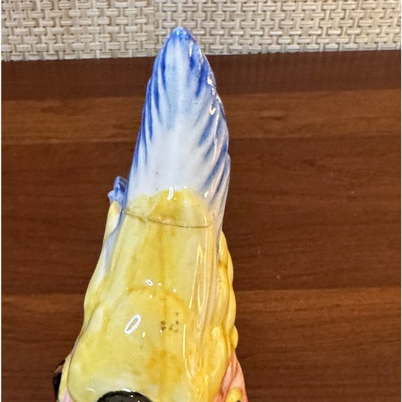 🌟3xHP🌟VTG 1950s Stangl Art Pottery Large Cockatoo Majolica Style Figurine USA - Picture 16 of 17